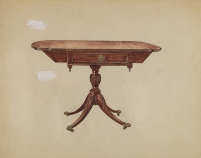 Pembroke Table, 1936. Creator: Florence Choate.