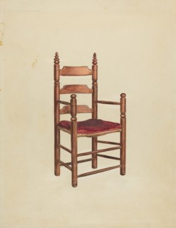 Arm Chair, c. 1940. Creator: Florence Choate.