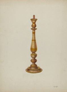 Candlestick, 1940. Creator: Cornelius Christoffels.