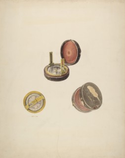 Hand Compass, c. 1939. Creator: Robert Clark.