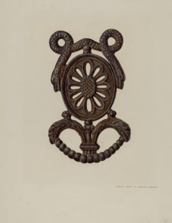Trivet, c. 1941. Creators: Robert Clark, Stanley Mazur.