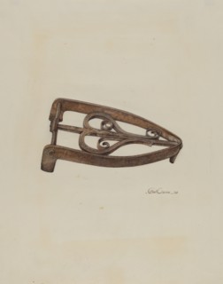 Trivet, 1939. Creator: Ethel Clarke.