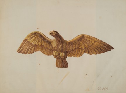 Eagle, 1938. Creator: Ethel Clarke.