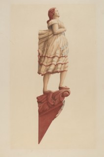 Figurehead from "Union", c. 1938. Creator: Frances Cohen.