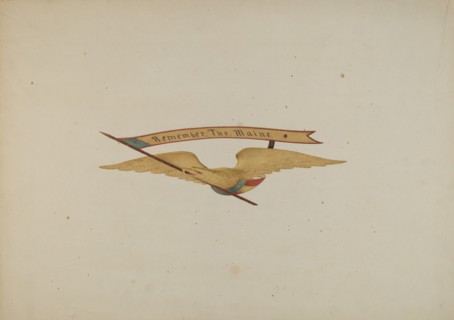 Ornamental Carving: Eagle, c. 1940. Creator: Frances Cohen.