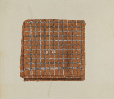 Shaker Man's Handkerchief, c. 1936. Creator: George Constantine;Constantine, George.