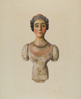 Figurehead, c. 1938. Creator: George Constantine;Constantine, George.