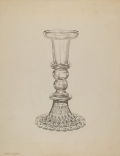 Candlestick, c. 1936. Creator: John Dana.