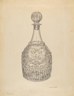 Decanter, 1935/1942. Creator: John Dana.