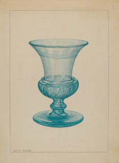 Vase, c. 1937. Creator: John Dana.