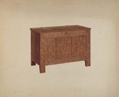 Chest, c. 1938. Creator: John Dana.