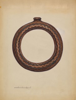 Ring Bottle, c. 1936. Creator: John Dana.