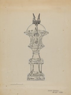 Lamp, 1936. Creator: John Dana.