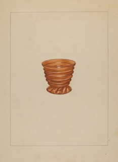 Salt Cellar, c. 1936. Creator: John Dana.