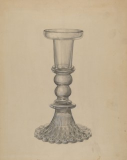 Candlestick, c. 1936. Creator: John Dana.