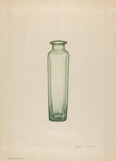 Medicine Bottle, c. 1936. Creator: John Dana.
