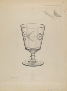 Goblet, c. 1936. Creator: John Dana.