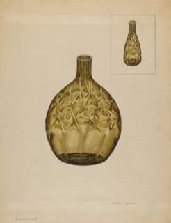 Flask - Liquor, c. 1936. Creator: John Dana.