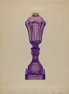 Lamp, 1938. Creator: John Dana.