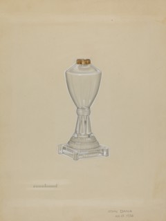 Lamp, 1936. Creator: John Dana.