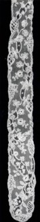 Pair of Lappets (Joined), Mechlin, 1760/65. Creator: Unknown.