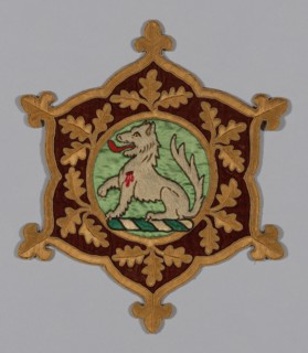 Myddelton Biddulph Armorial Medallion, Wales, c. 1846. Creator: AWN Pugin.