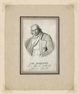 Portrait of Joseph Marie Jacquard (1752-1834), France, 19th century. Creator: Romier Balançard.