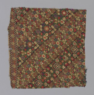 Fragment (Nakshe), Iran, 1875/1900. Creator: Unknown.