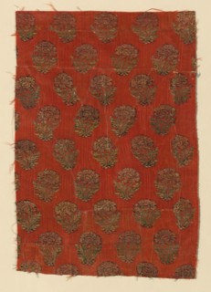 Fragment (Dress Fabric), Iran, 18th century. Creator: Unknown.
