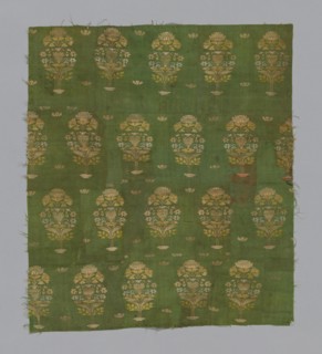 Fragment (Dress Fabric), Iran, 1675/1725. Creator: Unknown.