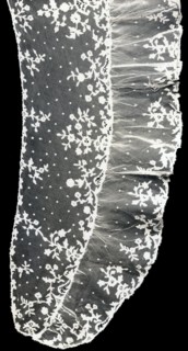 Fichu with Frilled Outer Edge, Carrickmacross, 1850/75. Creator: Unknown.