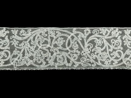 Flounce (Possibly From an Alb), Italy, 1701/50. Creator: Unknown.