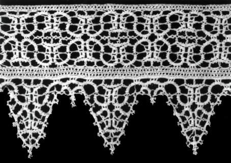 Border, Italy, 1850/1900 (based on pattern from first half of 17th century). Creator: Unknown.
