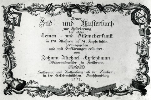 Neues Bild-und Musterbuch (New Picture and Sample Book), Germany, 1771. Creator: Johann Michael Kirschbaum.