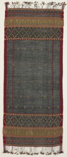 Shoulder or Head Cloth (selendang), Sumatra, 19th century. Creator: Unknown.