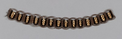 Fragment (Bonnet Trim), Europe, 1840/50. Creator: Unknown.