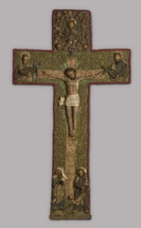 Orphrey Cross (Needlework), Southern Germany, 1475/1500. Creator: Unknown.