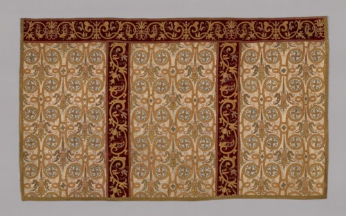 Altar piece (part of a chasuble), Spain, 17th century. Creator: Unknown.