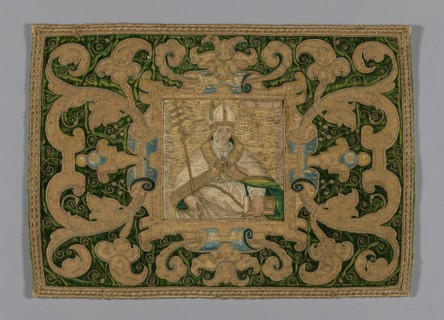 Fragment (From a Chasuble), Spain, 17th century. Creator: Unknown.