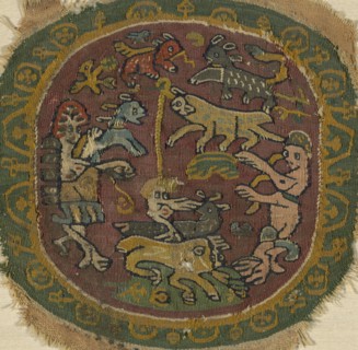Fragment, Egypt, Roman period (30 B.C.-641 A.D.)/Arab period (641-969), 6th/8th century. Creator: Unknown.