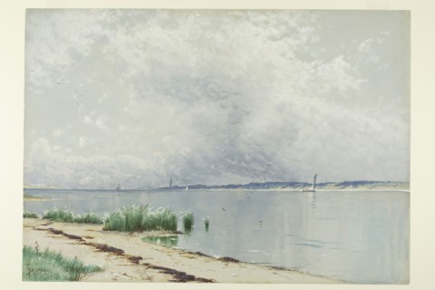 Reflected Reeds, c. 1875. Creator: Alfred Thompson Bricher.