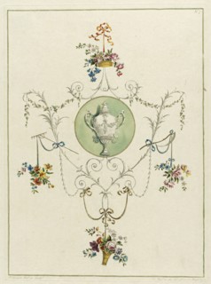 Decorative Floral Print, from A Collection of Flowers Drawn after Nature, 1793. Creator: John Edwards.