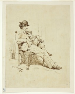 Whistler Resting, 1874. Creator: James Hayllar.