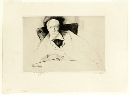 Alfred Stevens, 1900. Creator: Edgar Chahine.
