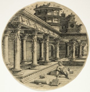 The Child in the Courtyard, 1520/30. Creator: Jean de Gourmont.
