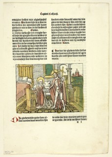 Christ Appearing to His Mother After His Resurrection from Leven..., 1488, portfolio assembled 1929. Creator: Unknown.
