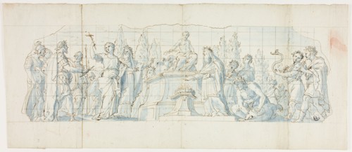 Saint Bibiana Refusing to Sacrifice to Jupiter, n.d. Creator: Antonio Grano.