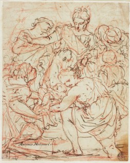 Finding of Moses, late 17th-early 18th century. Creator: Antonio Molinari.
