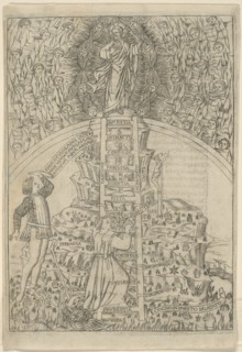 The Holy Mountain, folio 3 from The Holy Mountain (Monte Sancto di Dio), 1477. Creators: Baccio Baldini, Antonio Bettini.