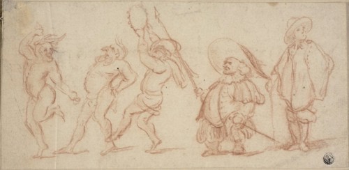 Carnival Figures, n.d. Creator: Baccio del Bianco.